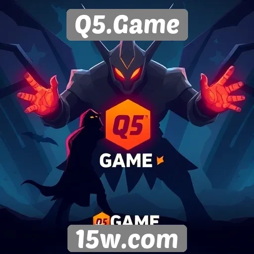 Exploração do design gráfico no site Q5.Game